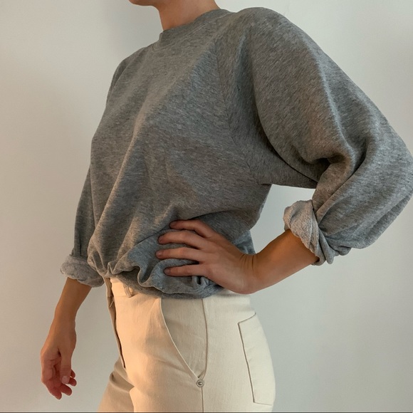 SOLD Vintage 90's Grey Sweatshirt - Picture 2 of 11